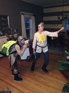 Arthur and Patsy ready to go